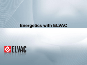 Energetics with ELVAC