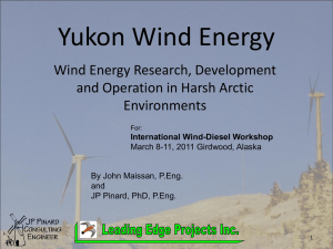 Yukon Wind Energy