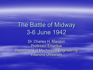 Battle of Midway - Villanova University