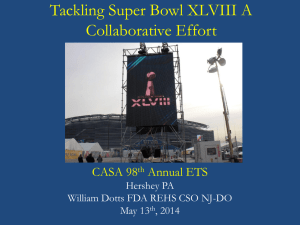 Tackling Super Bowl XLVIII – A Collaborative Effort