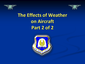 Lesson 2-5 Slides Effects of Weather of Aircraft Part 2