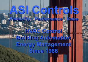 ASI Controls Sales Presentation
