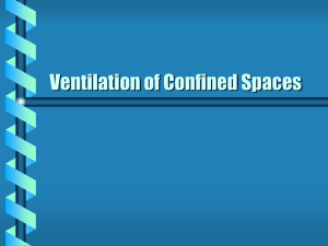 Ventilation of Confined Spaces