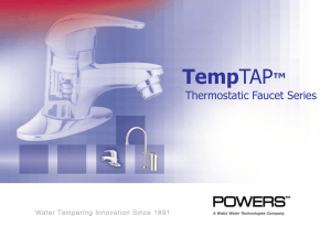 TempTAP - Watts Water Technologies