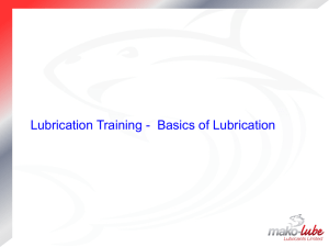 Basics of Lubrication - Trainin