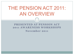 TH PENSION ACT 2011