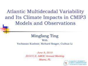 Atlantic Multidecadal Variability and Its Climate