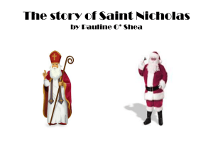 The story of Saint Nicholas Pauline o`shea