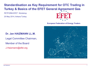 The EFET General Agreement
