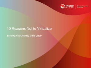 10 Reasons Not to Virtualize
