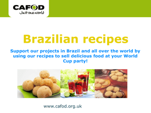 Brazilian recipes