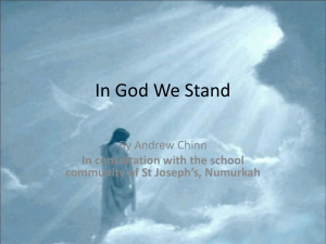 In God We Stand - Butterfly Music