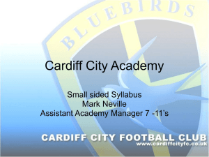 Cardiff City Academy U7-U11