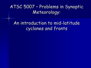 ATSC 5004 – Problems in Dynamic Meteorology