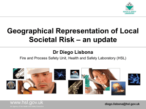 Geographical Representation of Local Societal Risk – an