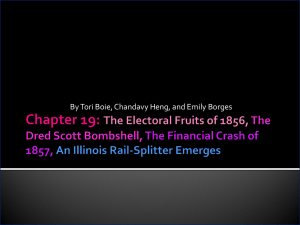 Chapter 19: The Electoral Fruits of 1856, The Dred Scott Bombshell