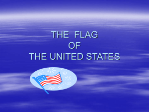 THE FLAG OF THE UNITED STATES