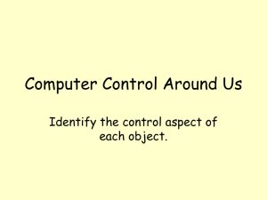 Computer control all around us