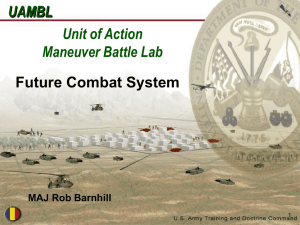 Future Combat System - Transforming Logistics Through