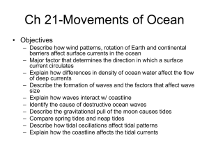 Ch 21-Movements of Ocean