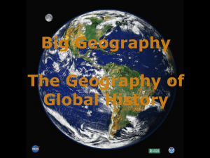 Big Geography - World History for Us All