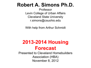 Robert A. Simons Ph.D. - Maxine Goodman Levin College of Urban