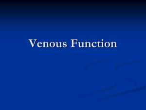 6 - Venous Function
