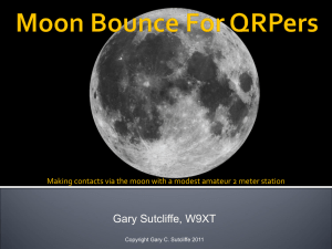 Moon Bounce For QRPers