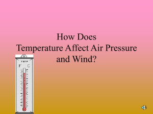 How Does Temperature Affect Air Pressure and Wind?