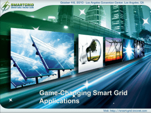 Game-Changing Smart Grid Applications