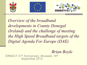 Brussels - ERNACT Digital Regions Platform