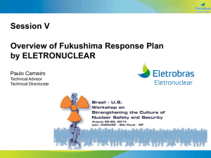 Fukushima Response Plan by Eletronuclear: an overview.