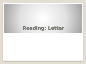 reading (letter)