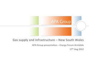 APA Group CSG Powerpoint Presentation