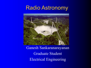 Radio Astronomy - University of Washington Astronomy