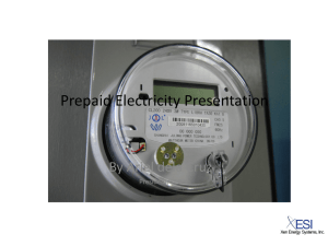 Prepaid Electricity Presentation