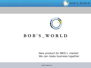 Presentation - bob`s world