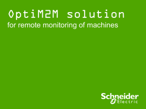 OptiM2M offer - Schneider Electric