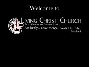 The Great I Am - Living Christ Church