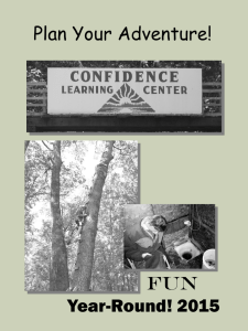 VisitorsGuide2015 - Confidence Learning Center