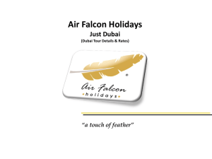 the dubai - Air Falcon Holidays