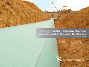 Energy Transfer Overview
