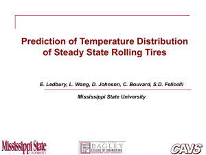 (Lin and Hwang, 2004) 3D Full-Tire Steady State Rolling