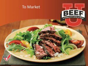 To Market - Georgia Beef Board