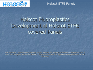Holscot Fluoroplastics Welding Bar HOS – V – HWS