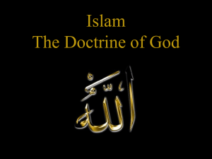 IslamicDoctrineofGod