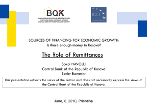 The Role of Remittances