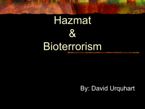 Hazmat & Bioterrorism