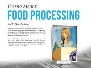 the PowerPoint - Fresno Food Processing
