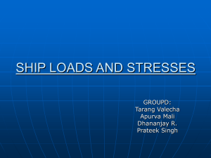 SHIP LOADS AND STRESSES